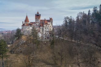 Medieval Bran castle. Brasov Transylvania, Romania