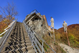 ruined Poenari fortress, Romania